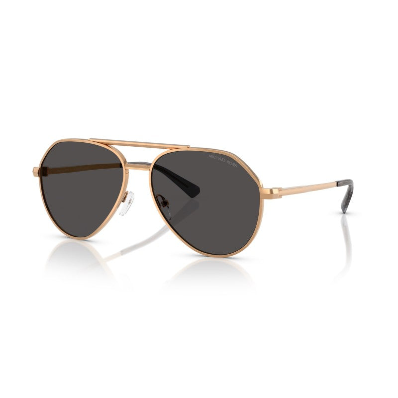 OCCHIALE DA SOLE UOMO | MICHAEL KORS MK 1168 - BRENTWOOD 189987 ORO BEIGE - CALIBRO 60