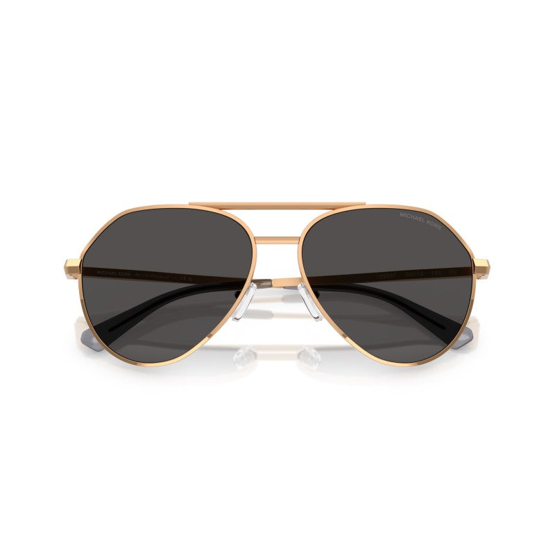 OCCHIALE DA SOLE UOMO | MICHAEL KORS MK 1168 - BRENTWOOD 189987 ORO BEIGE - CALIBRO 60