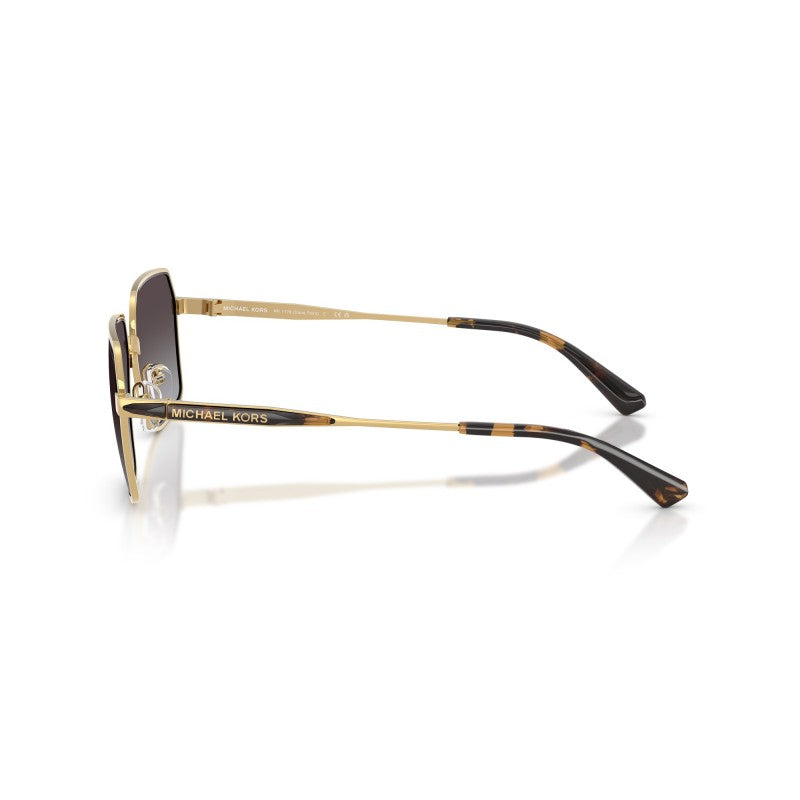 OCCHIALE DA SOLE UOMO | MICHAEL KORS MK 1176 - DANA POINT 18963C ORO GIALLO LUCIDO - CALIBRO 57