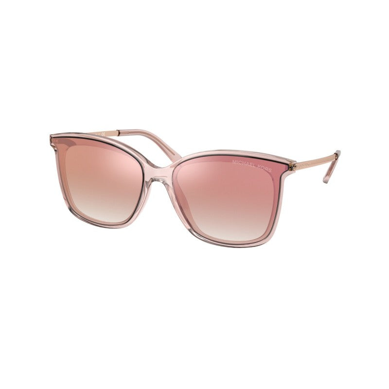 OCCHIALE DA SOLE DONNA | MICHAEL KORS MK 2079U - ZERMATT 31756F ROSA TRASPARENTE - CALIBRO 61