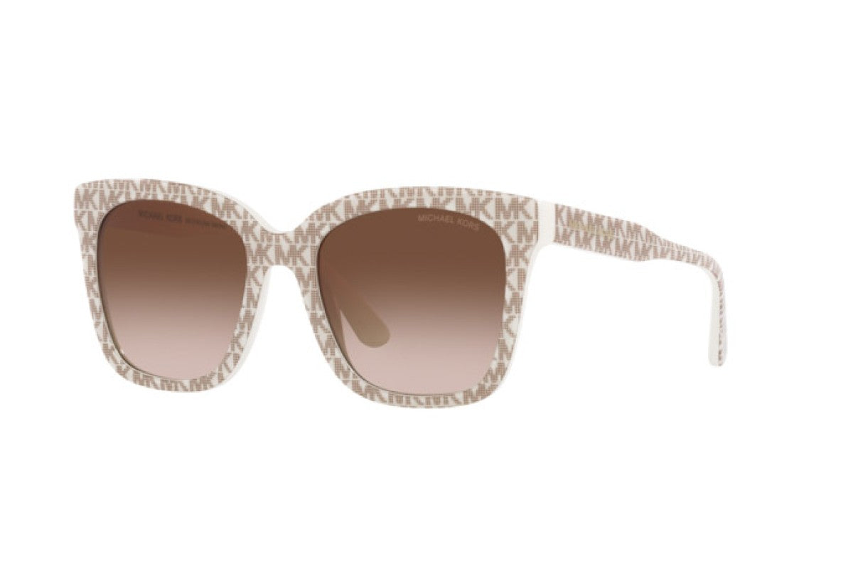 OCCHIALE DA SOLE DONNA | MICHAEL KORS MK 2163 - SAN MARINO 310313 MK RIPETIZIONE STAMPA VANIGLIA - CALIBRO 52