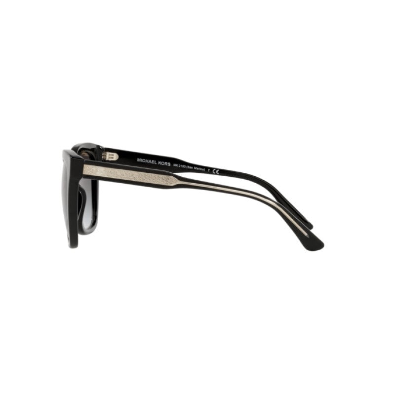 OCCHIALE DA SOLE DONNA | MICHAEL KORS MK 2163 - SAN MARINO 30058G NERO - CALIBRO 52