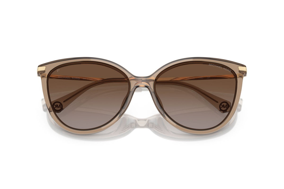 OCCHIALE DA SOLE DONNA | MICHAEL KORS MK 2184U - DUPONT 3938T5 MARRONE TRASPARENTE - CALIBRO 58