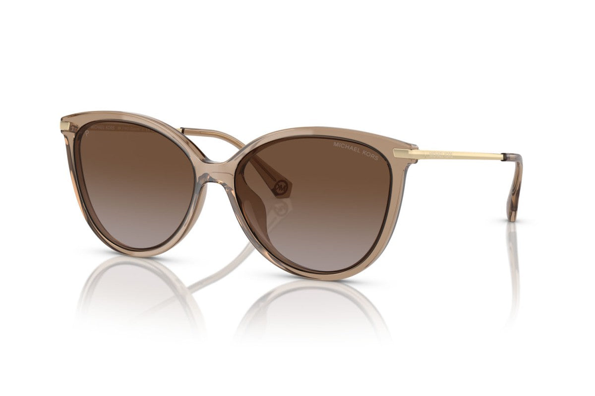 OCCHIALE DA SOLE DONNA | MICHAEL KORS MK 2184U - DUPONT 3938T5 MARRONE TRASPARENTE - CALIBRO 58
