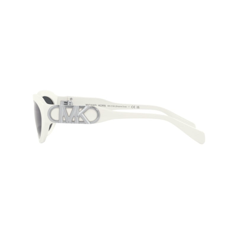 OCCHIALE DA SOLE DONNA | MICHAEL KORS MK 2192 - EMPIRE OVAL 310087 BIANCO OTTICO - CALIBRO 53