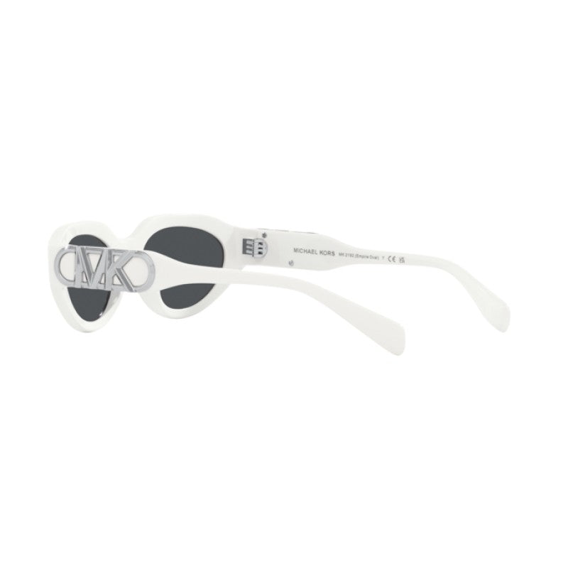 OCCHIALE DA SOLE DONNA | MICHAEL KORS MK 2192 - EMPIRE OVAL 310087 BIANCO OTTICO - CALIBRO 53