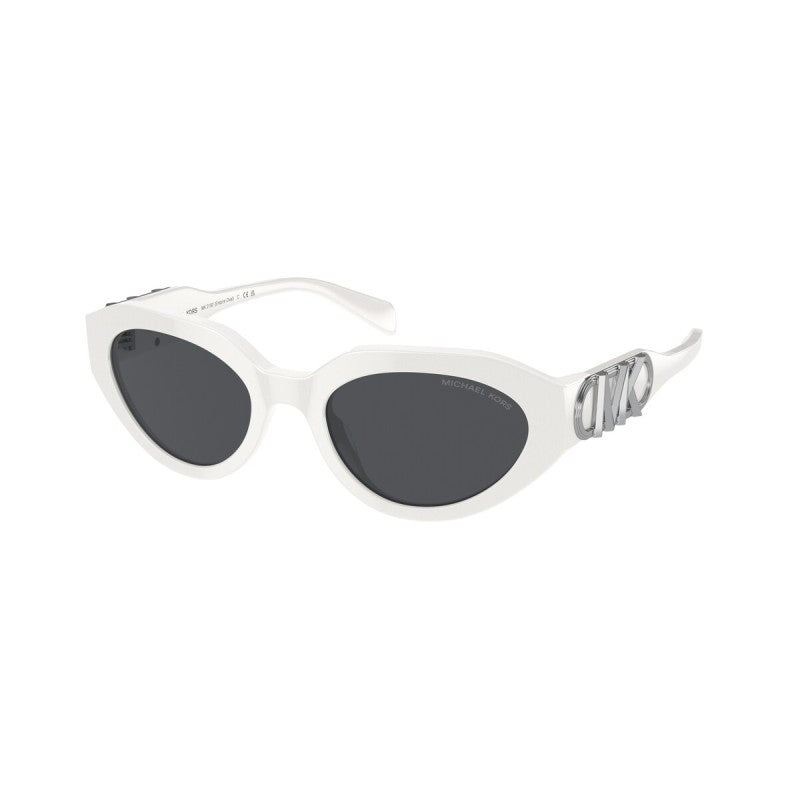 OCCHIALE DA SOLE DONNA | MICHAEL KORS MK 2192 - EMPIRE OVAL 310087 BIANCO OTTICO - CALIBRO 53
