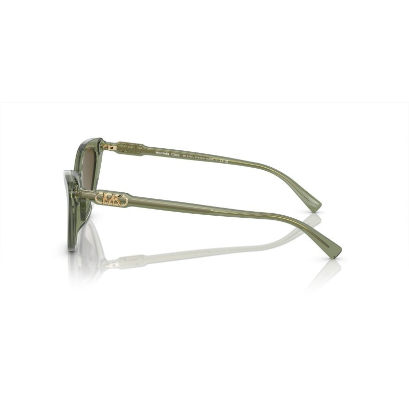 OCCHIALE DA SOLE DONNA | MICHAEL KORS MK 2195U - HARBOUR ISLAND 394413 VERDE TRASPARENTE - CALIBRO 56
