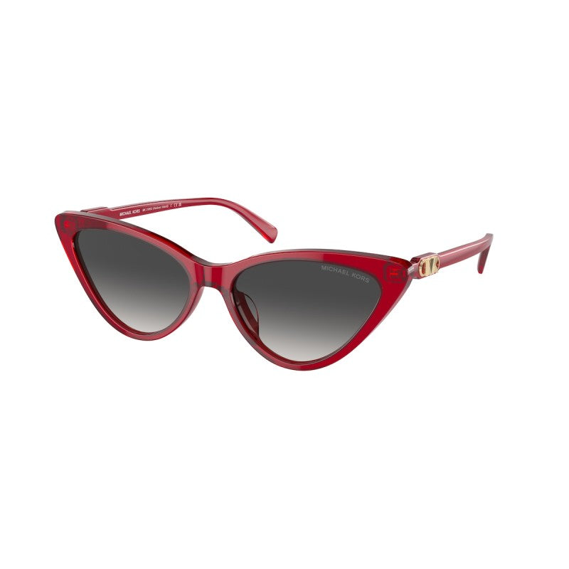 OCCHIALE DA SOLE DONNA | MICHAEL KORS MK 2195U - HARBOUR ISLAND 39558G ROSSO - CALIBRO 56