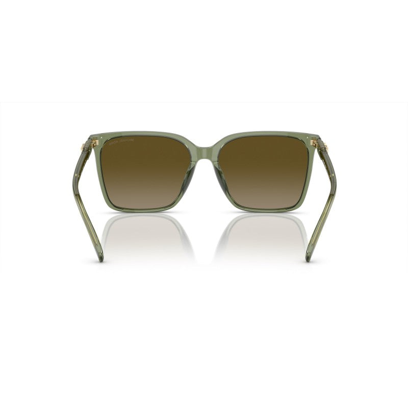 OCCHIALE DA SOLE DONNA | MICHAEL KORS MK 2197U - CANBERRA 394413 VERDE TRASPARENTE - CALIBRO 56