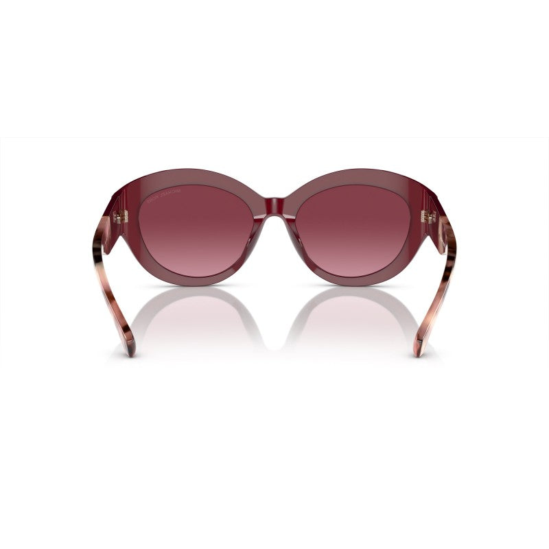 OCCHIALE DA SOLE DONNA | MICHAEL KORS MK 2204U - BRUSSELS 39498H ROSSO SCURO TRASPARENTE - CALIBRO 54
