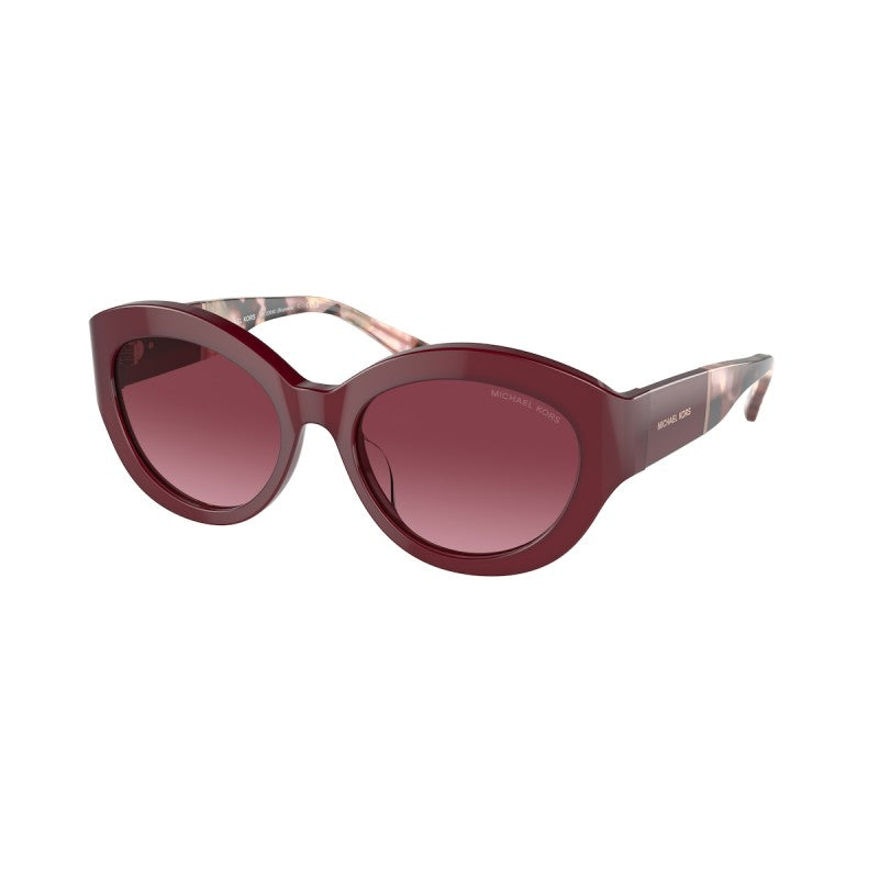 OCCHIALE DA SOLE DONNA | MICHAEL KORS MK 2204U - BRUSSELS 39498H ROSSO SCURO TRASPARENTE - CALIBRO 54