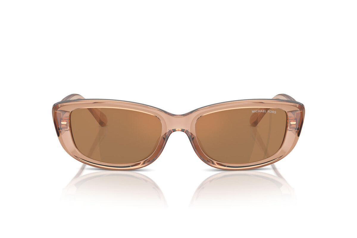 MICHAEL KORS ASHEVILLE - 3999/O MARRONE TRASPARENTE | OCCHIALE DA SOLE DONNA - MK 2210U CALIBRO 54