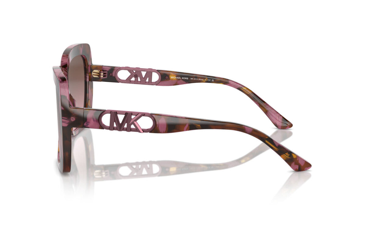 MICHAEL KORS NICE - 39989T TARTARUGA GRAFICA PRUGNA | OCCHIALE DA SOLE DONNA - MK 2213 CALIBRO 57