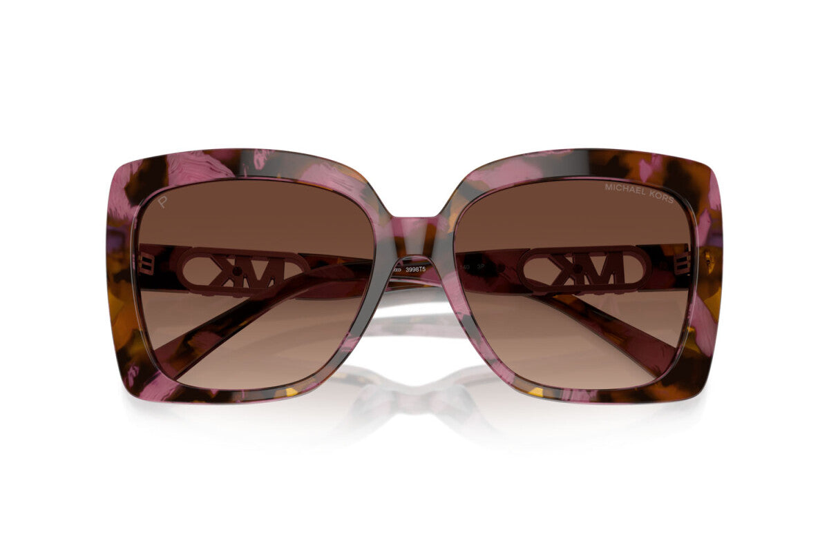 MICHAEL KORS NICE - 3998T5 TARTARUGA GRAFICA PRUGNA | OCCHIALE DA SOLE DONNA - MK 2213 CALIBRO 57
