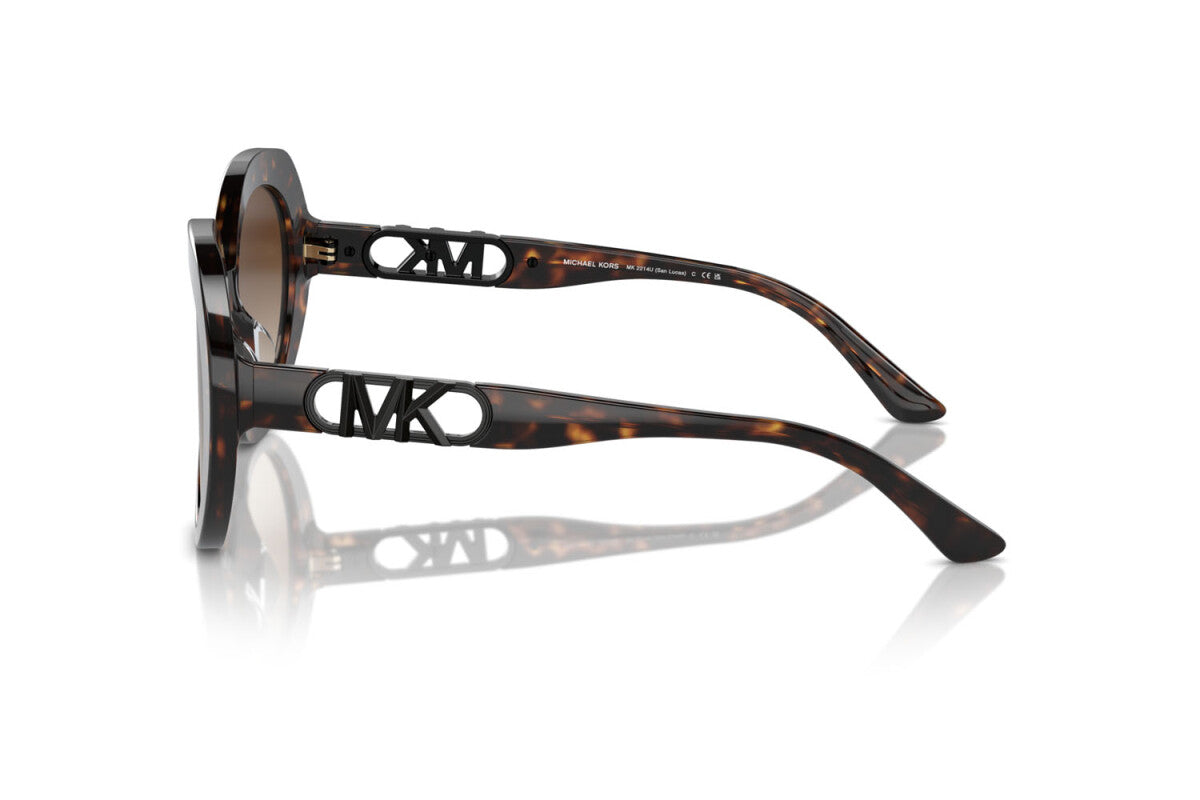 MICHAEL KORS SAN LUCAS - 300613 TARTARUGA SCURA | OCCHIALE DA SOLE DONNA - MK 2214U CALIBRO 56