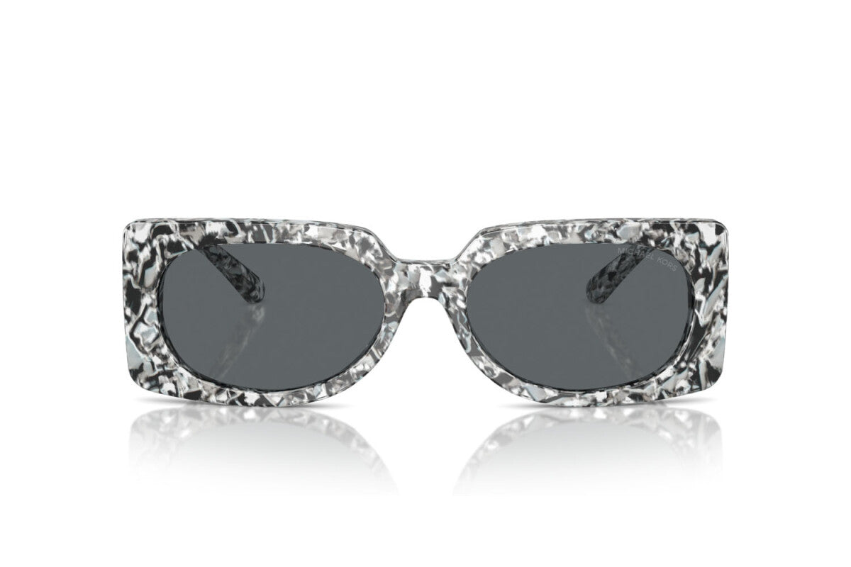 MICHAEL KORS BORDEAUX - 400287 BIANCO OTTICO/TARTARUGA NERO | OCCHIALE DA SOLE DONNA - MK 2215 CALIBRO 56