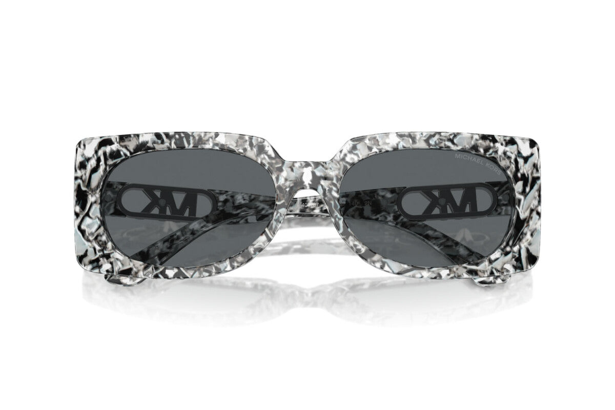 MICHAEL KORS BORDEAUX - 400287 BIANCO OTTICO/TARTARUGA NERO | OCCHIALE DA SOLE DONNA - MK 2215 CALIBRO 56