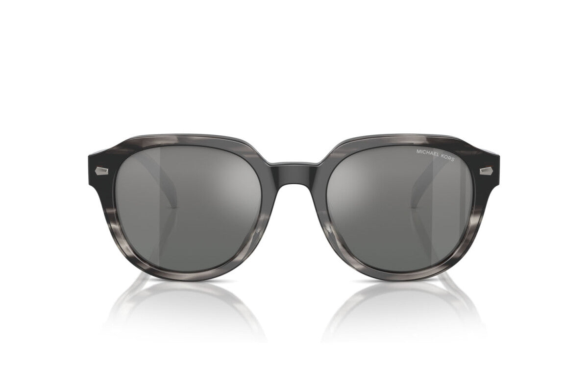 MICHAEL KORS EGER - 396688 CORNO NERO | OCCHIALE DA SOLE UOMO - MK 2216U CALIBRO 52