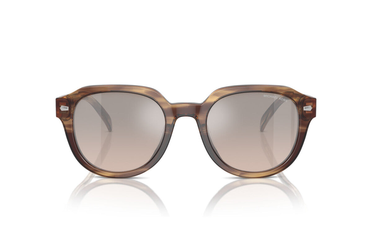 MICHAEL KORS EGER - 39776I CORNO MARRONE | OCCHIALE DA SOLE UOMO - MK 2216U CALIBRO 52