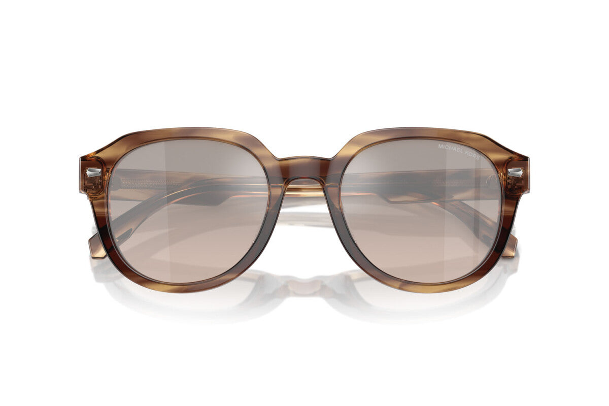 MICHAEL KORS EGER - 39776I CORNO MARRONE | OCCHIALE DA SOLE UOMO - MK 2216U CALIBRO 52