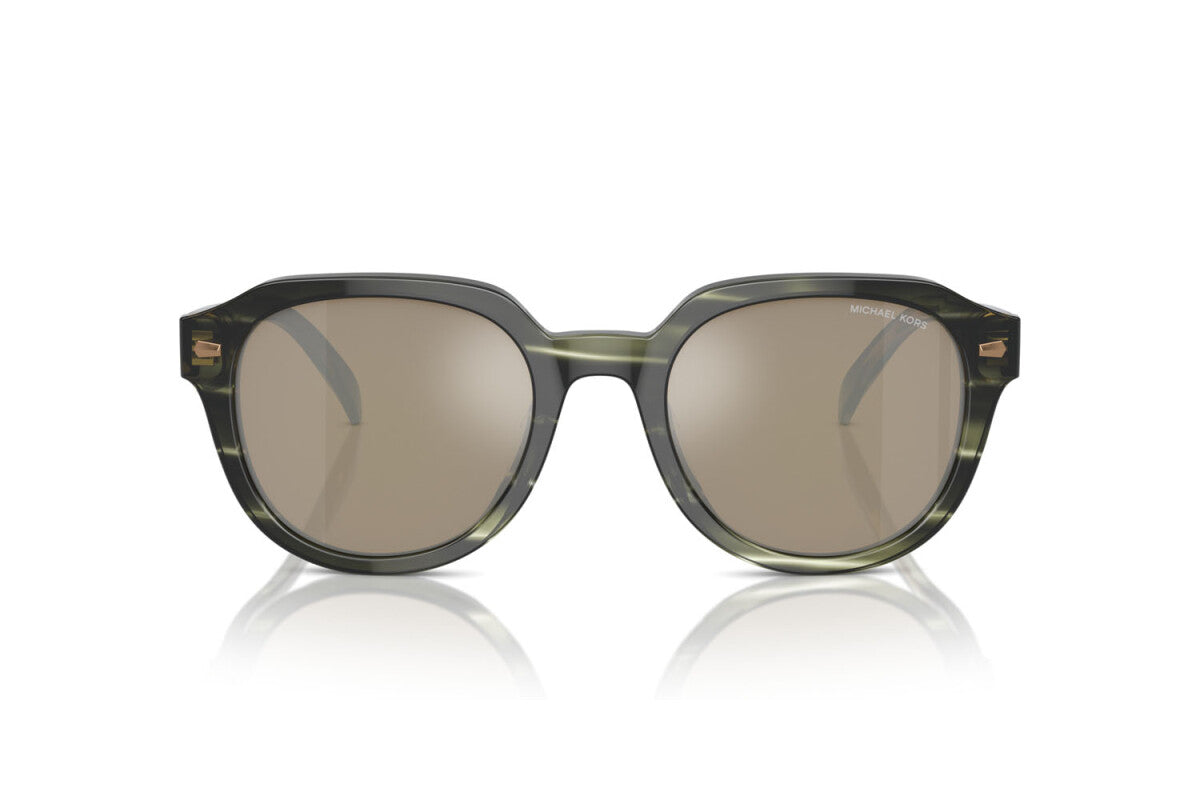 MICHAEL KORS EGER - 39787I CORNO D'ULIVO | OCCHIALE DA SOLE UOMO - MK 2216U CALIBRO 52