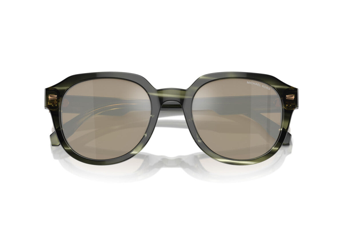 MICHAEL KORS EGER - 39787I CORNO D'ULIVO | OCCHIALE DA SOLE UOMO - MK 2216U CALIBRO 52
