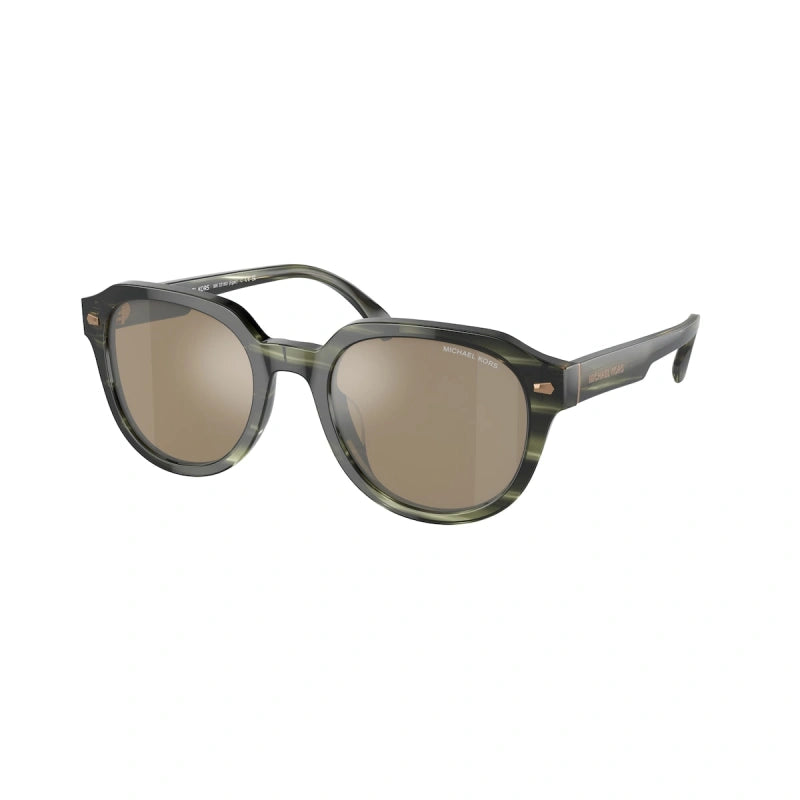 MICHAEL KORS EGER - 39787I CORNO D'ULIVO | OCCHIALE DA SOLE UOMO - MK 2216U CALIBRO 52