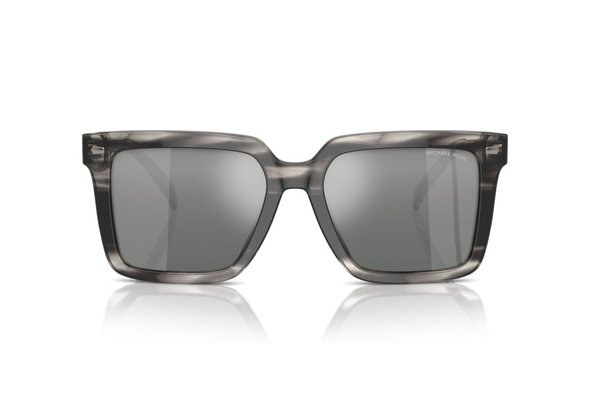 MICHAEL KORS ABRUZZO - 396688 CORNO NERO | OCCHIALE DA SOLE UOMO - MK 2217U CALIBRO 55