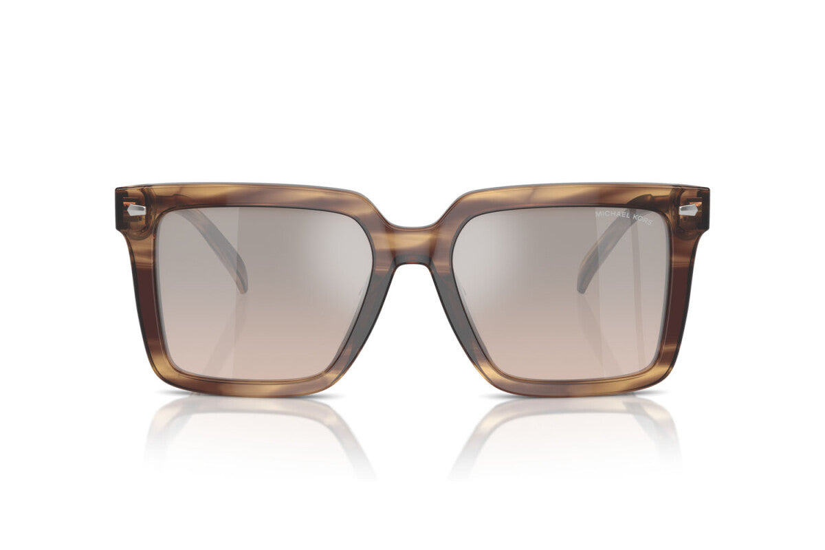 MICHAEL KORS ABRUZZO - 39776I CORNO MARRONE | OCCHIALE DA SOLE UOMO - MK 2217U CALIBRO 55