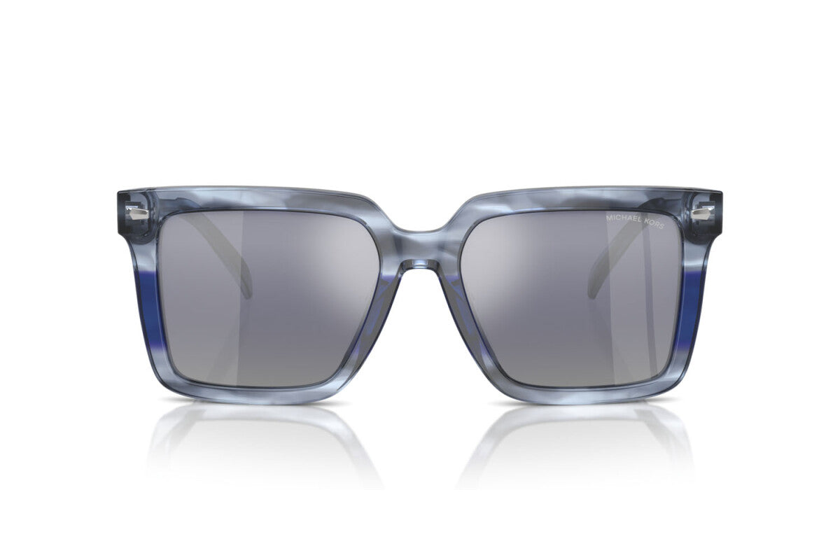 MICHAEL KORS ABRUZZO - 39796I CORNO BLU | OCCHIALE DA SOLE UOMO - MK 2217U CALIBRO 55