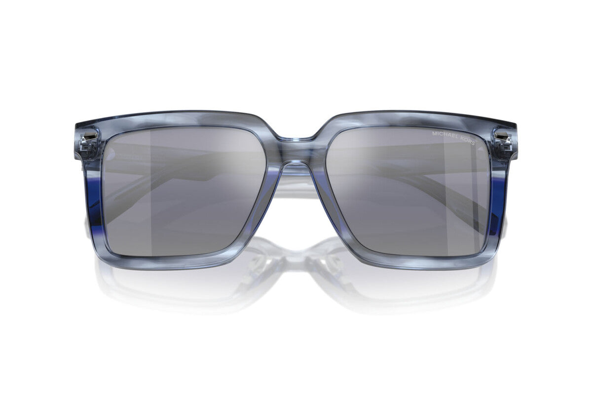 MICHAEL KORS ABRUZZO - 39796I CORNO BLU | OCCHIALE DA SOLE UOMO - MK 2217U CALIBRO 55