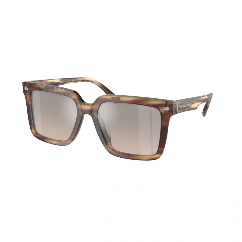MICHAEL KORS ABRUZZO - 39776I CORNO MARRONE | OCCHIALE DA SOLE UOMO - MK 2217U CALIBRO 55