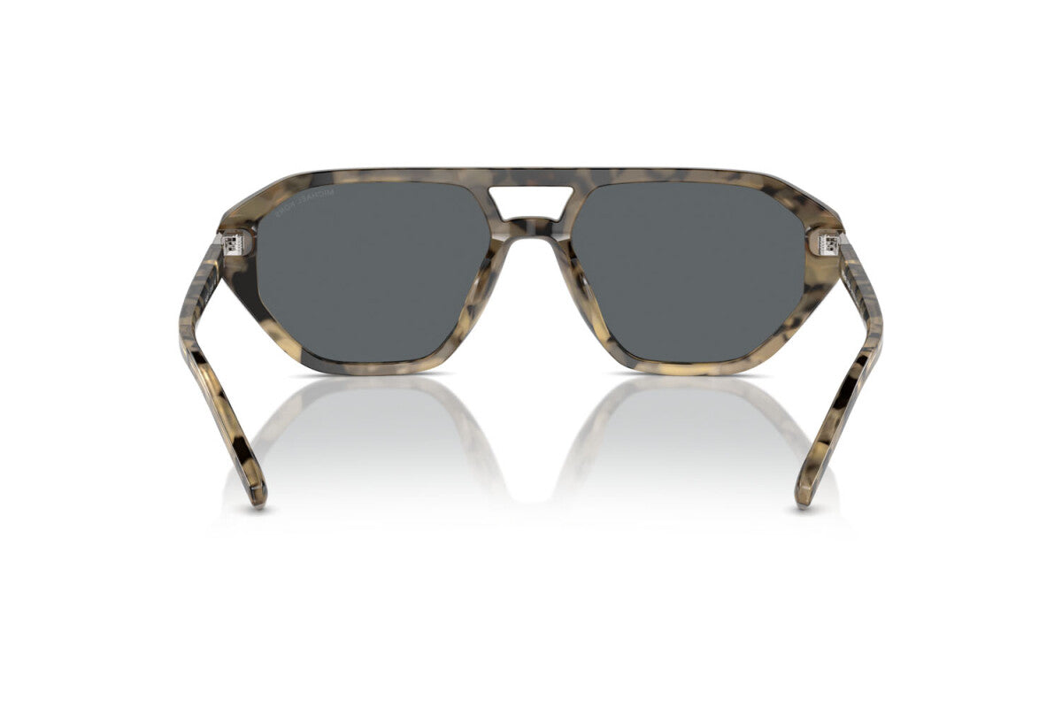 MICHAEL KORS ZURICH - 394287 TARTARUGA SFUMATA GRIGIO NERO | OCCHIALE DA SOLE UOMO - MK 2219U CALIBRO 57