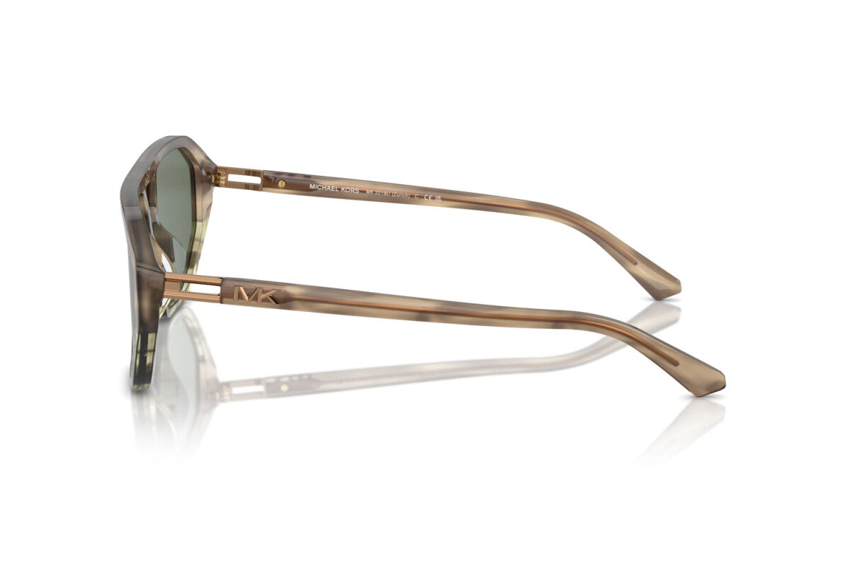 MICHAEL KORS ZURICH - 39633H TARTARUGA OLIVASTRA | OCCHIALE DA SOLE UOMO - MK 2219U CALIBRO 57