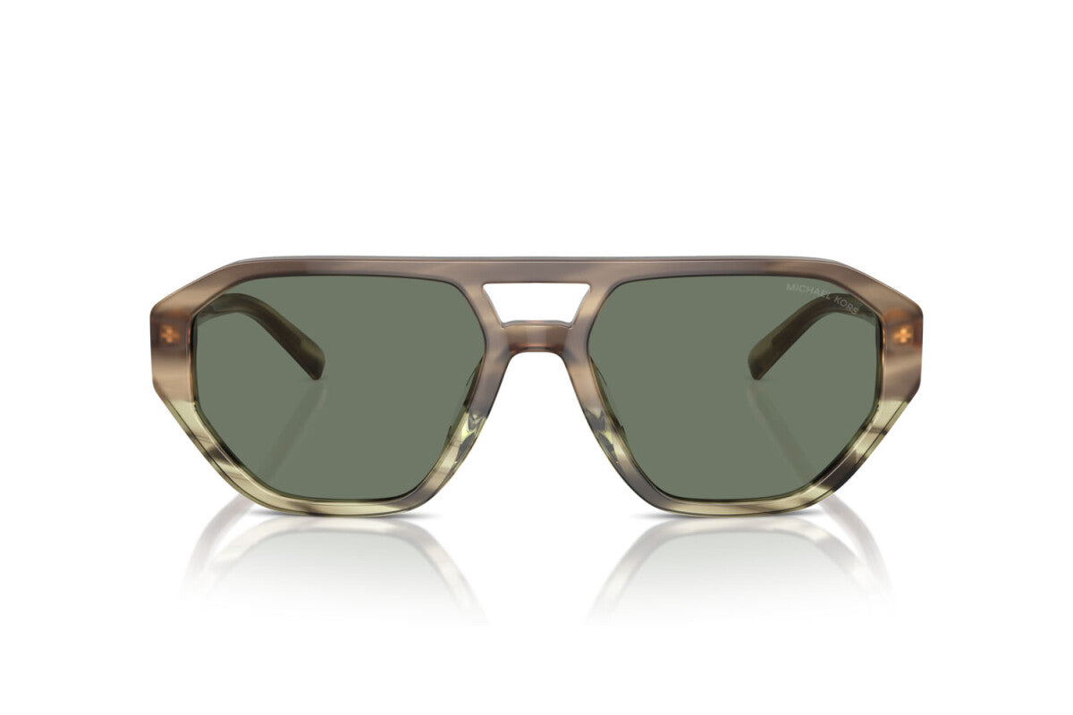 MICHAEL KORS ZURICH - 39633H TARTARUGA OLIVASTRA | OCCHIALE DA SOLE UOMO - MK 2219U CALIBRO 57