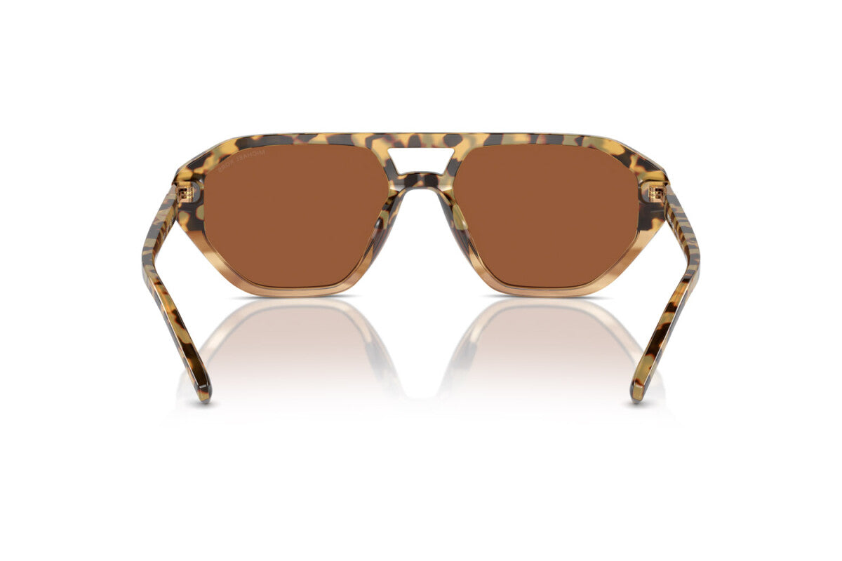 MICHAEL KORS ZURICH - 396573 TARTARUGA MARRONE | OCCHIALE DA SOLE UOMO - MK 2219U CALIBRO 57