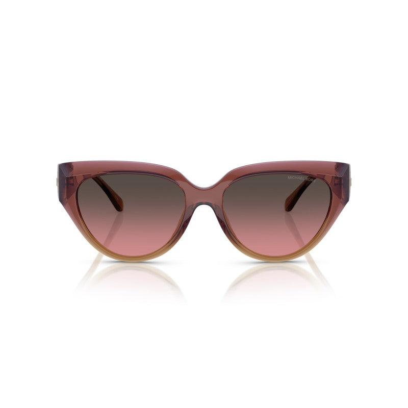 OCCHIALE DA SOLE DONNA | MICHAEL KORS MK 2241U - BOCA RATON 325611 ROSA ANTICO MARRONE CHIARO - CALIBRO 55