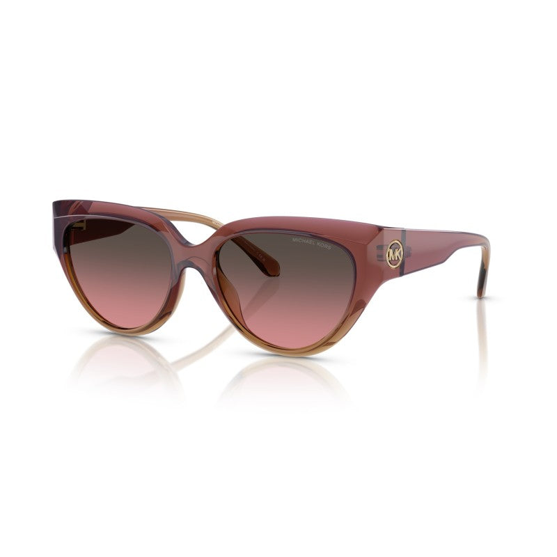 OCCHIALE DA SOLE DONNA | MICHAEL KORS MK 2241U - BOCA RATON 325611 ROSA ANTICO MARRONE CHIARO - CALIBRO 55