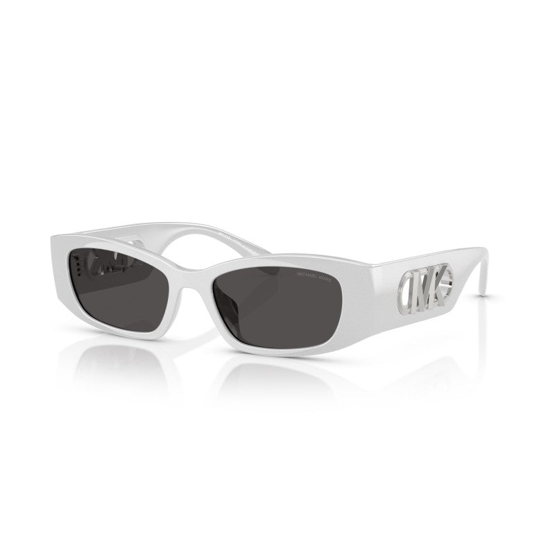 OCCHIALE DA SOLE DONNA | MICHAEL KORS MK 2243U - RHODES 402387 ARGENTO METALLIZZATO - CALIBRO 52
