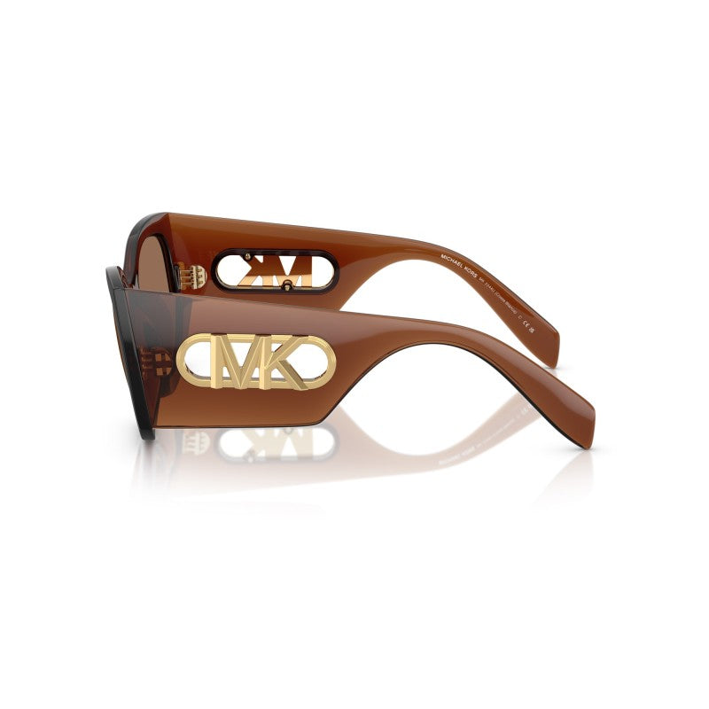 OCCHIALE DA SOLE DONNA | MICHAEL KORS MK 2244U - COSTA BLANCA 402173 MARRONE TRASPARENTE - CALIBRO 53