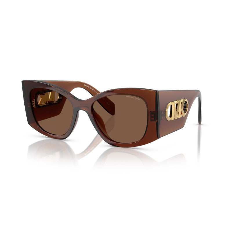 OCCHIALE DA SOLE DONNA | MICHAEL KORS MK 2244U - COSTA BLANCA 402173 MARRONE TRASPARENTE - CALIBRO 53