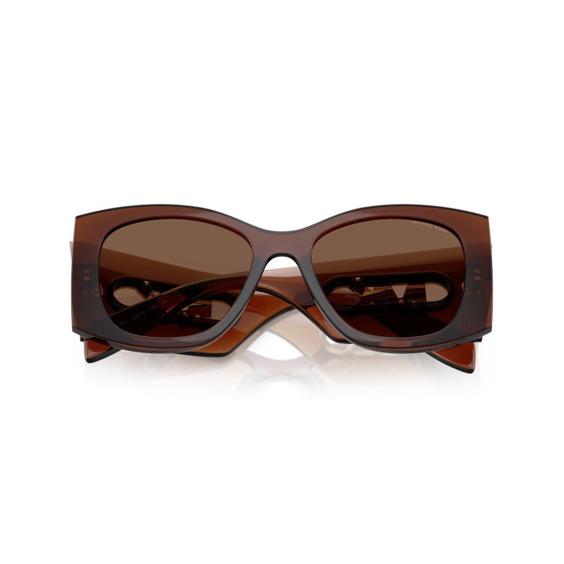 OCCHIALE DA SOLE DONNA | MICHAEL KORS MK 2244U - COSTA BLANCA 402173 MARRONE TRASPARENTE - CALIBRO 53
