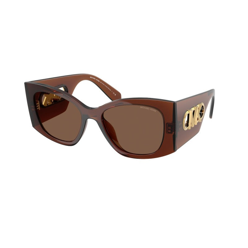OCCHIALE DA SOLE DONNA | MICHAEL KORS MK 2244U - COSTA BLANCA 402173 MARRONE TRASPARENTE - CALIBRO 53
