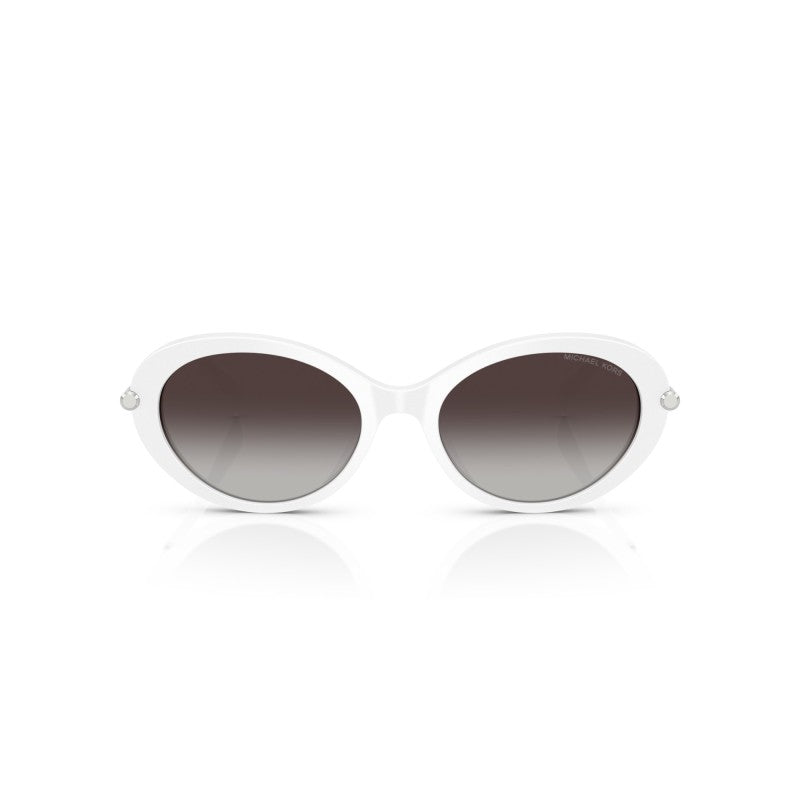OCCHIALE DA SOLE DONNA | MICHAEL KORS MK 2245U - ROCKAWAY 31008G BIANCO OTTICO - CALIBRO 53