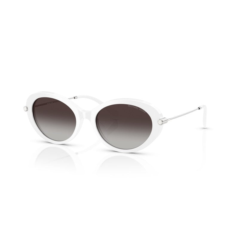 OCCHIALE DA SOLE DONNA | MICHAEL KORS MK 2245U - ROCKAWAY 31008G BIANCO OTTICO - CALIBRO 53