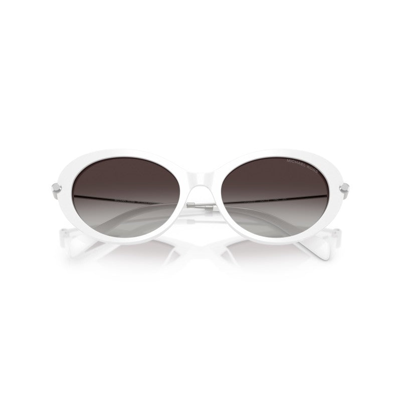 OCCHIALE DA SOLE DONNA | MICHAEL KORS MK 2245U - ROCKAWAY 31008G BIANCO OTTICO - CALIBRO 53