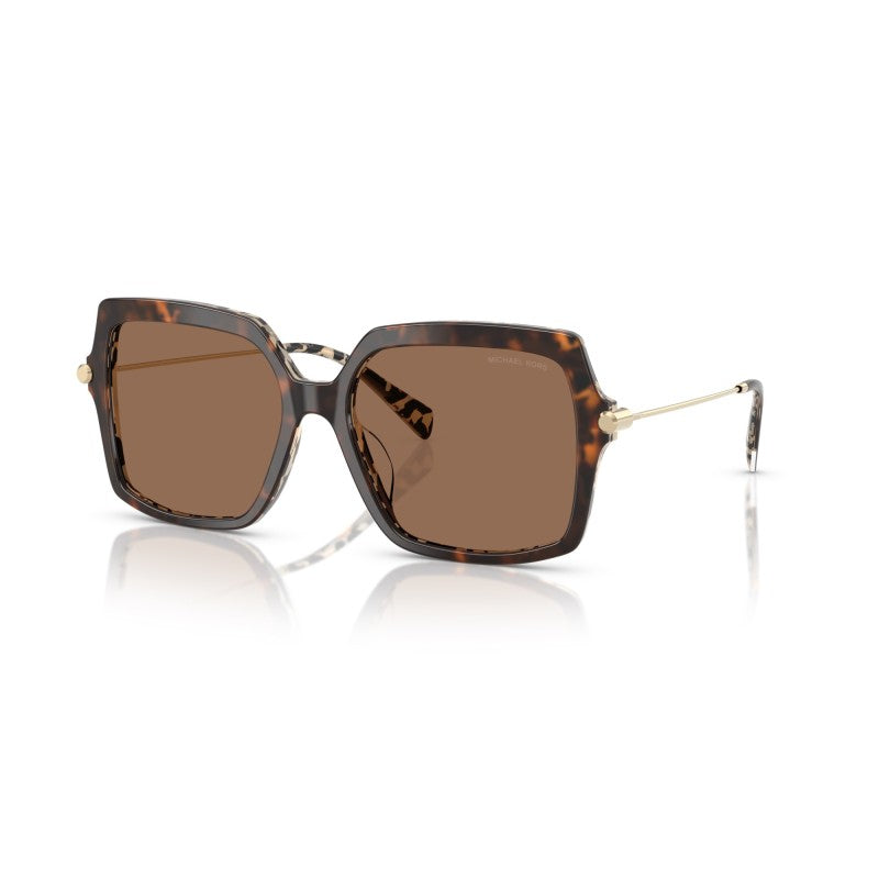 OCCHIALE DA SOLE DONNA | MICHAEL KORS MK 2247U - QUOGUE 395173 TARTARUGA SCURA/CREMA - CALIBRO 57