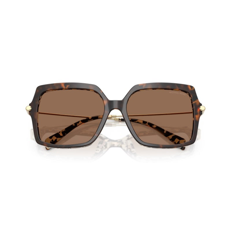 OCCHIALE DA SOLE DONNA | MICHAEL KORS MK 2247U - QUOGUE 395173 TARTARUGA SCURA/CREMA - CALIBRO 57
