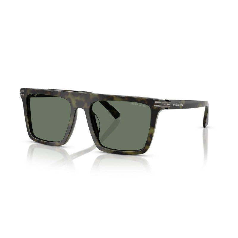 OCCHIALE DA SOLE UOMO | MICHAEL KORS MK 2249U - EDGEWATER 37053H TARTARUGA OLIVASTRA - CALIBRO 55